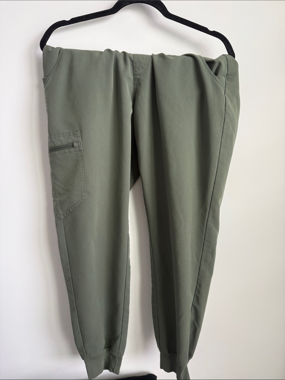 Figs Olive Green Women's Jogger Scrub Pants